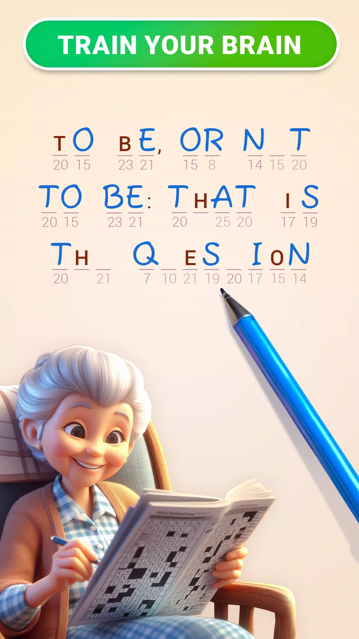 Words and Friends: Cryptogram Скриншот 1