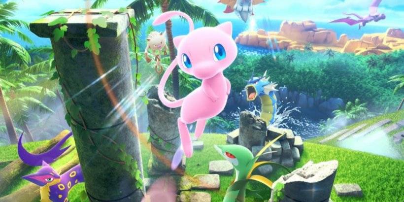 Pokemon TCG Pocket celebrating new Mythical Island SP Emblem event and card giveaway