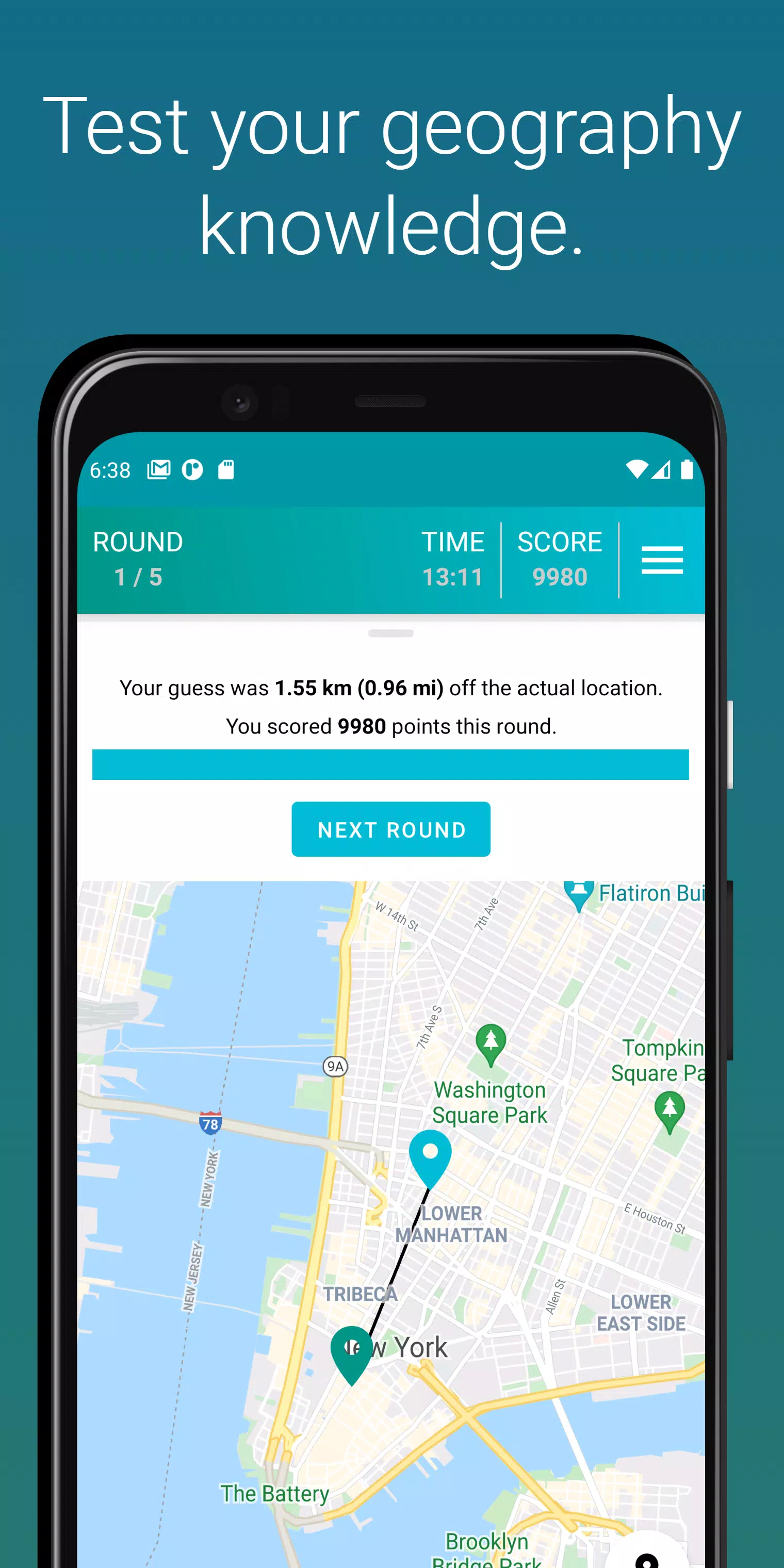 GuessWhere - Guess the place Capture d'écran 4