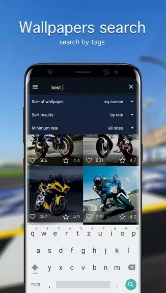 Sports Bike Wallpapers 4K Schermafbeelding 2