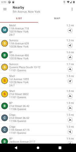 Gas Station & Fuel Finder スクリーンショット 1