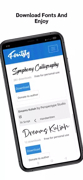 FontSpace - Fonts Installer Captura de pantalla 3