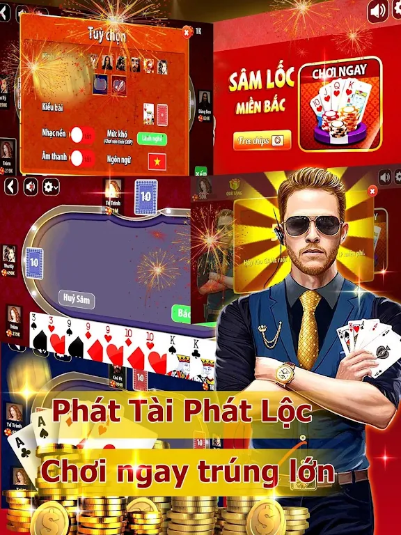 Bài sâm lốc offline - sam loc offline - xâm lốc Tangkapan skrin 4