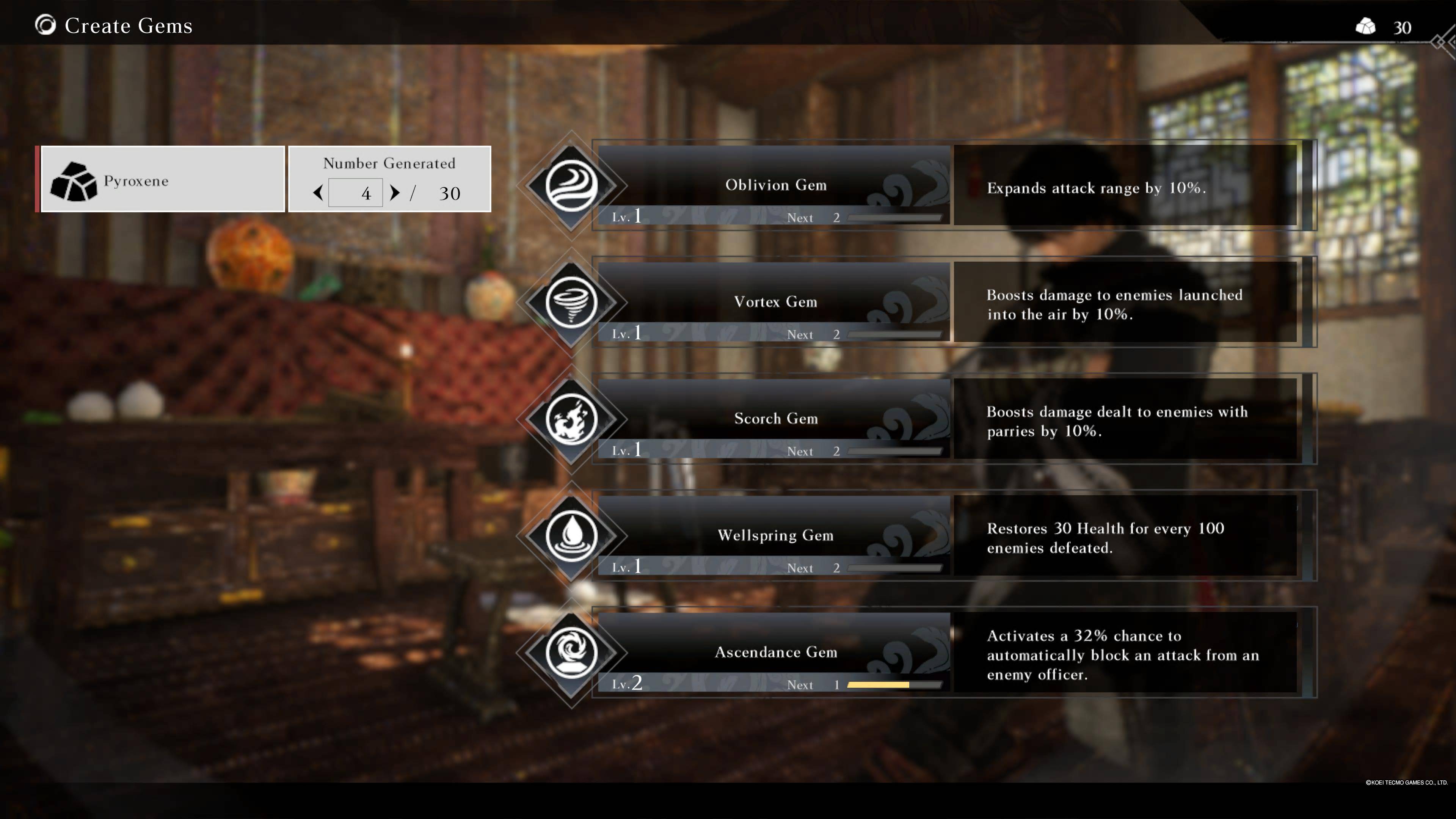 Crafting Gems Guide para sa Dynasty Warriors: Pinagmulan
