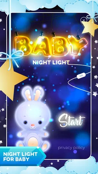 Baby night light - lullabies w Captura de tela 1