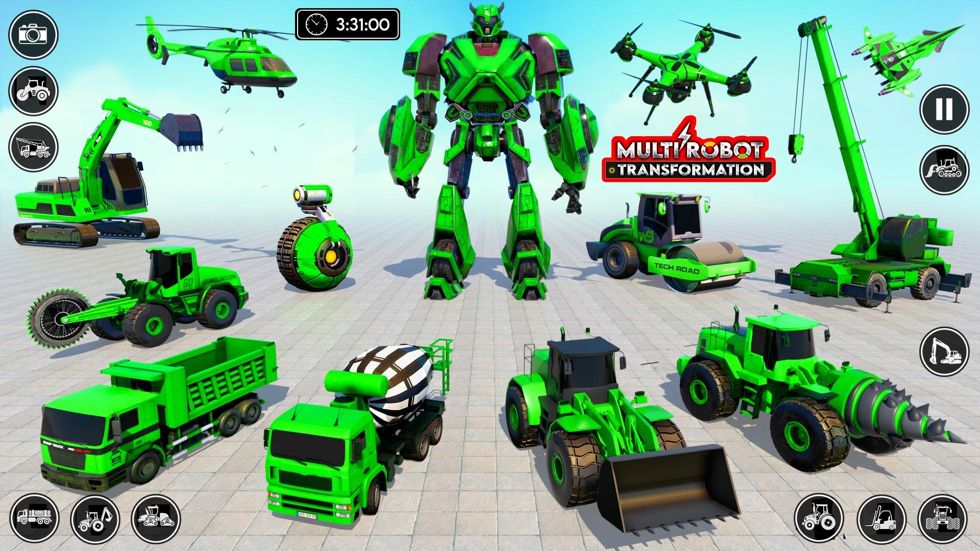 機器人變形汽車遊戲 3D應用截圖第2張