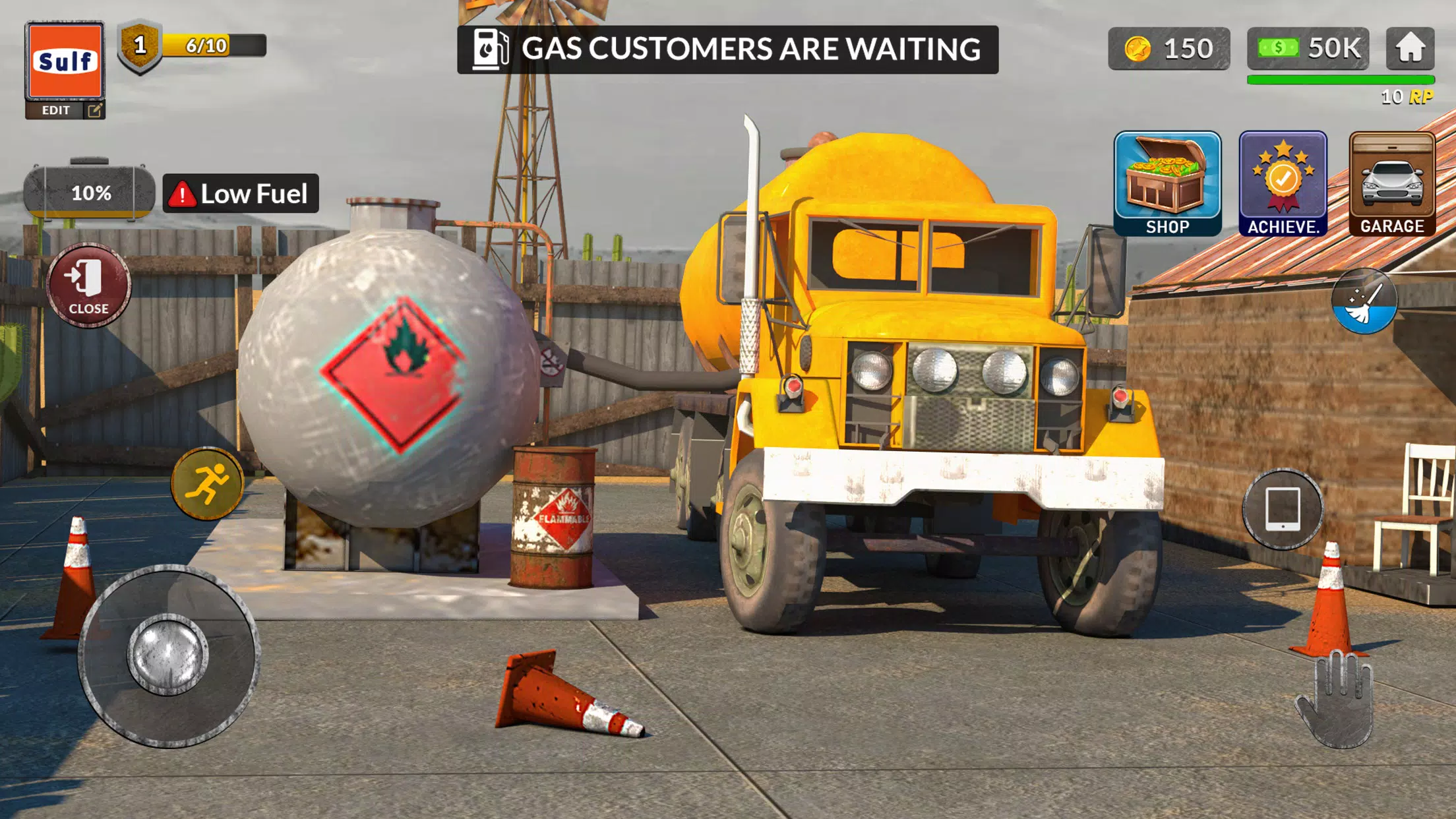 Gas Filling Junkyard Simulator Captura de pantalla 2