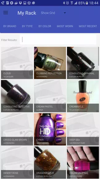 Nail Polish Rack Capture d'écran 1