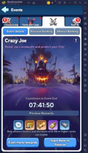 Hướng dẫn sự kiện Crazy Joe: Lời khuyên và phần thưởng cho sự sống sót của Whiteout