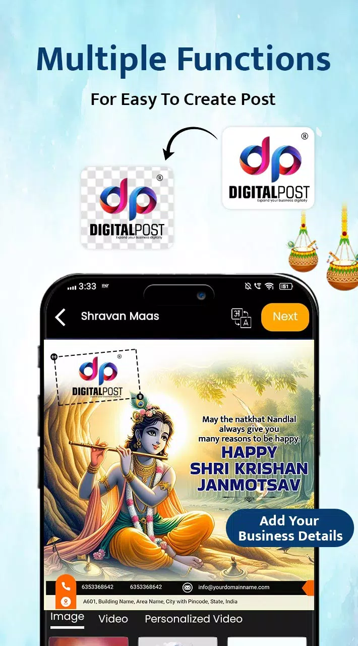 DigitalPost - Poster Maker App Capture d'écran 2