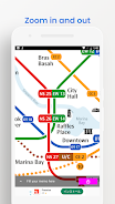 Singapore MRT Metro Map Screenshot 3