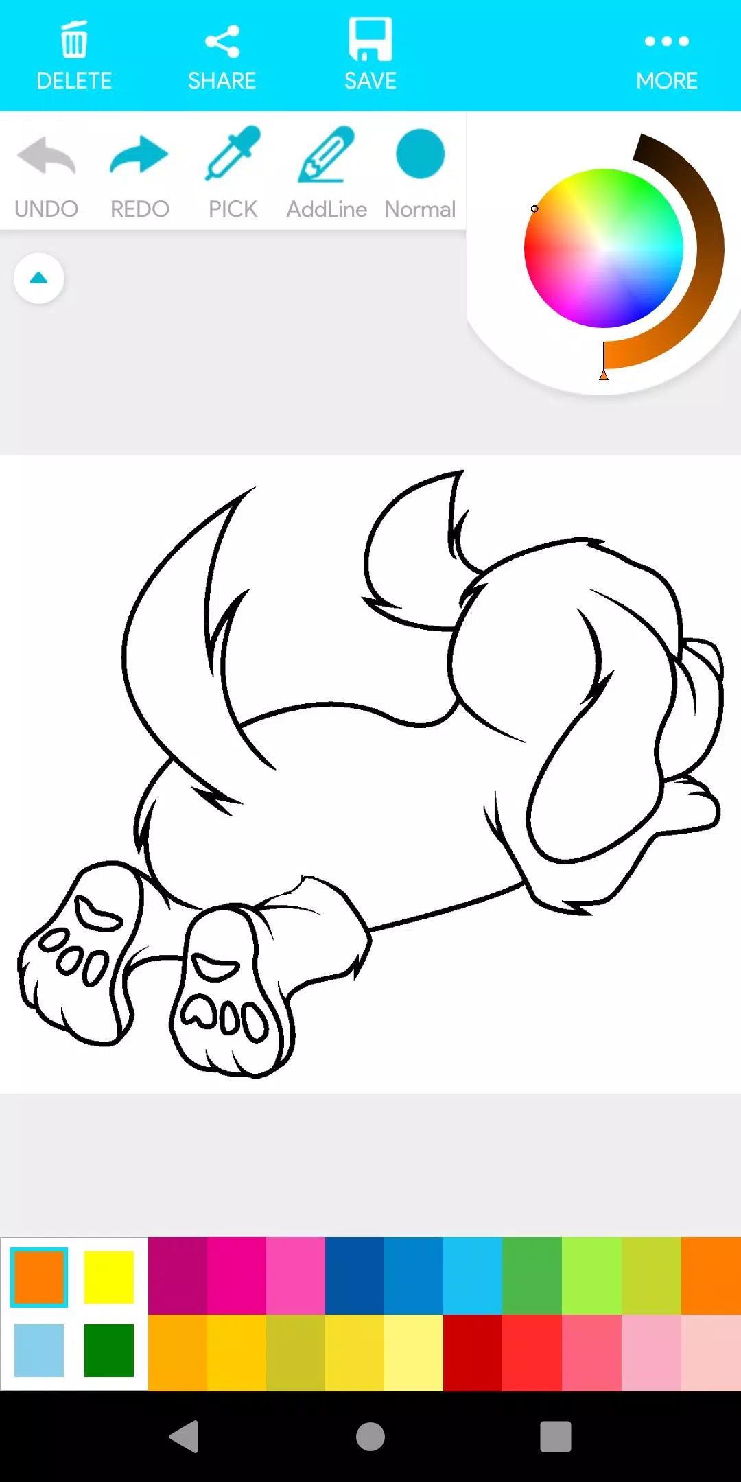 Coloring Dogs スクリーンショット 4
