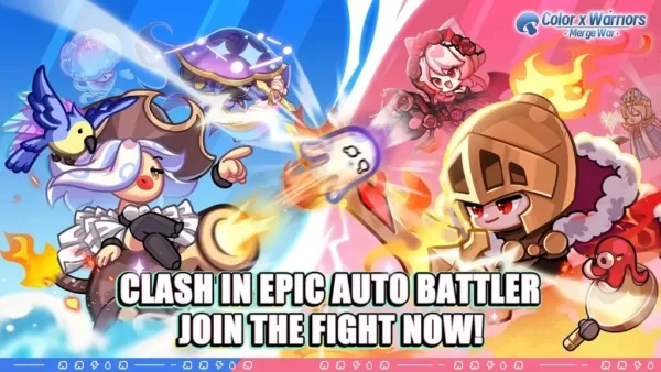 Colores vs Guerreros: La guerra de fusión es un auto-batalla vibrante y estratégico ya disponible