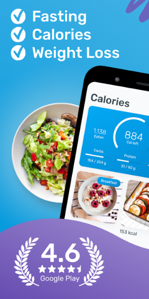 YAZIO Food & Calorie Counter ဖန်သားပြင်ဓာတ်ပုံ 1