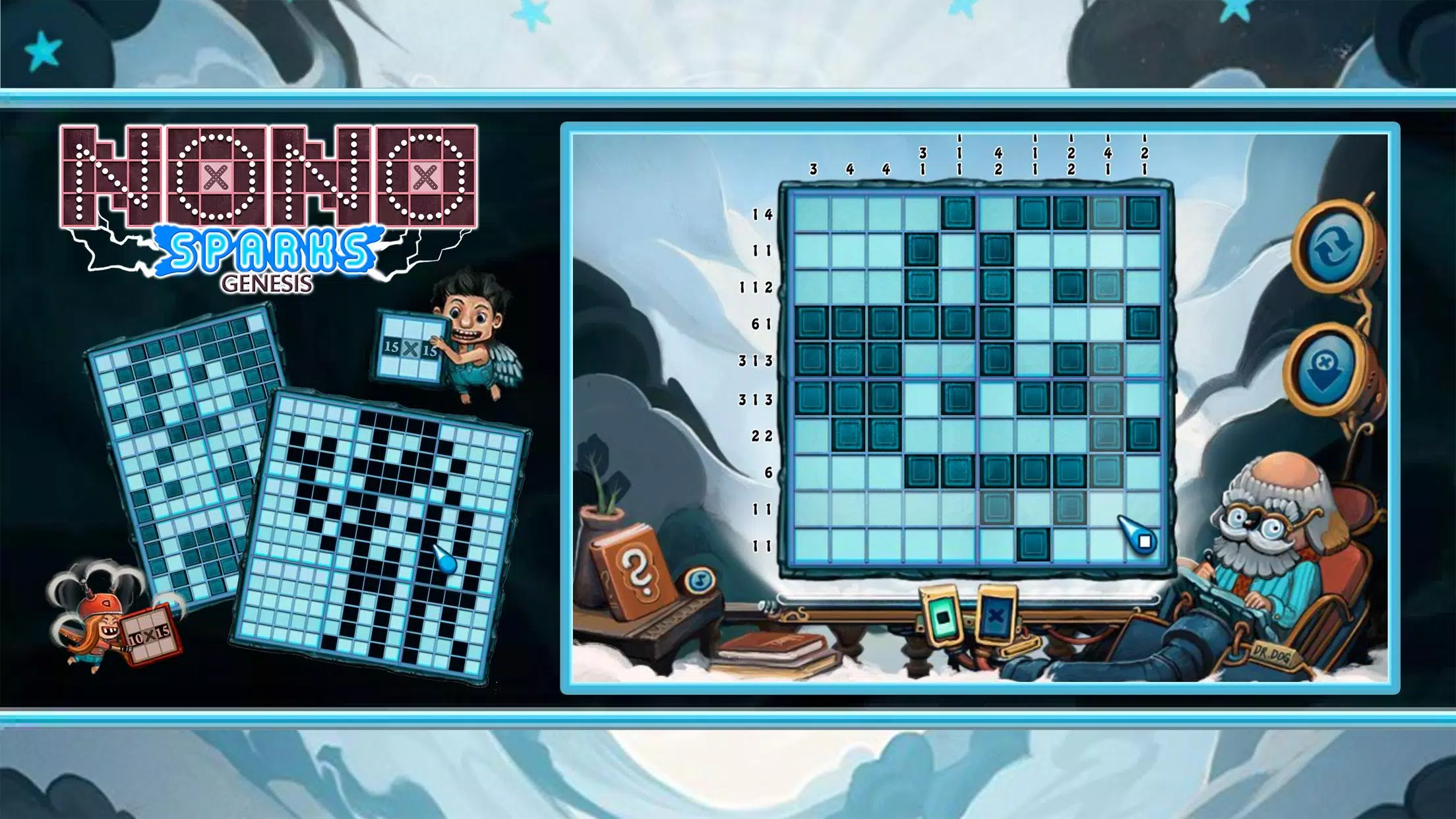 NoNoSparks: Genesis - Picross Capture d'écran 2