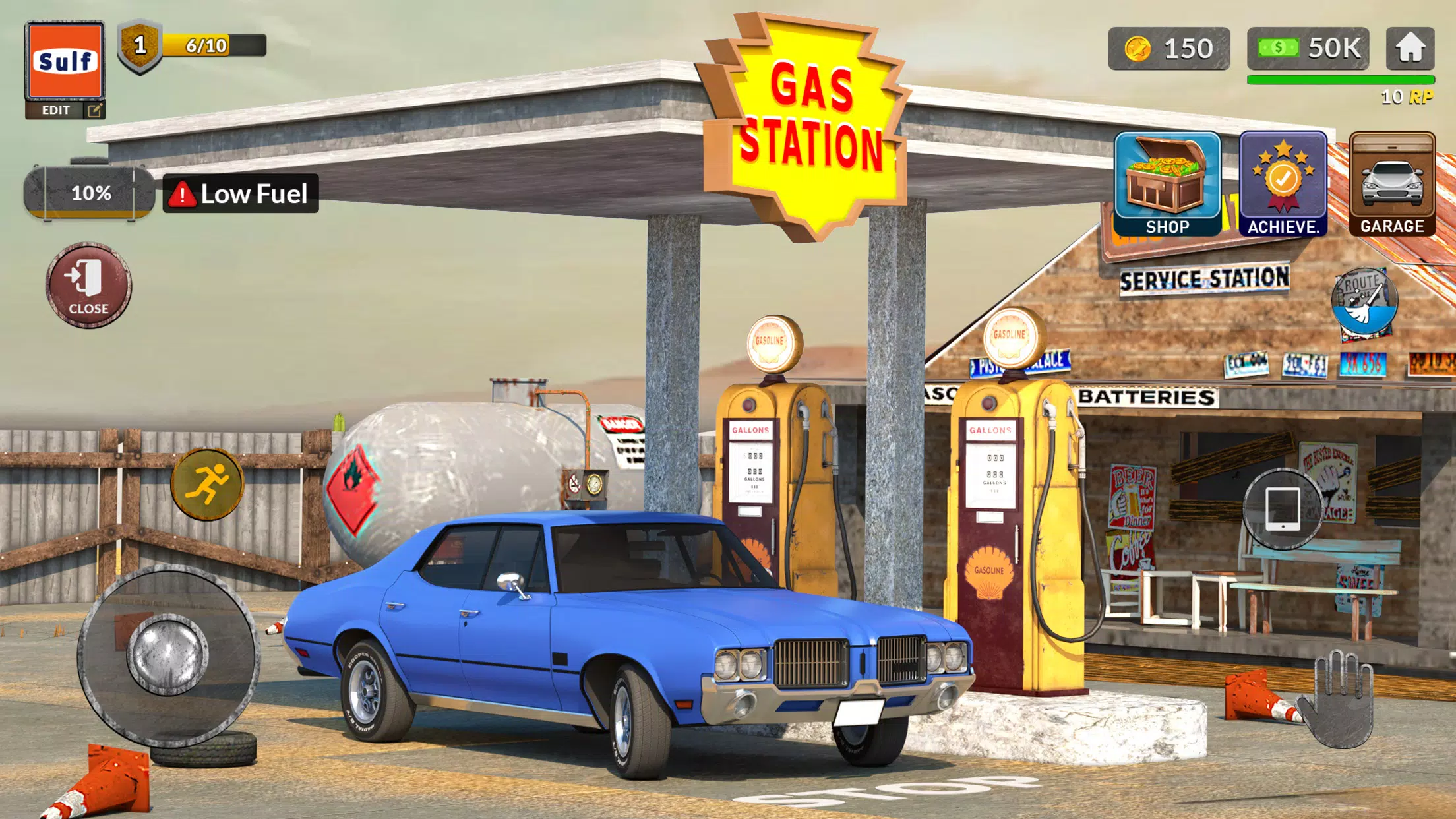 Gas Filling Junkyard Simulator Captura de pantalla 1
