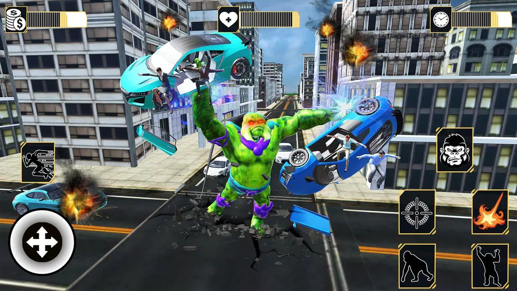 Monster Hero City Battle ဖန်သားပြင်ဓာတ်ပုံ 1