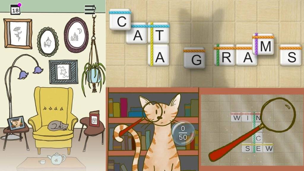 “ Catagrams：现在在Android上可爱的Cat Word游戏”