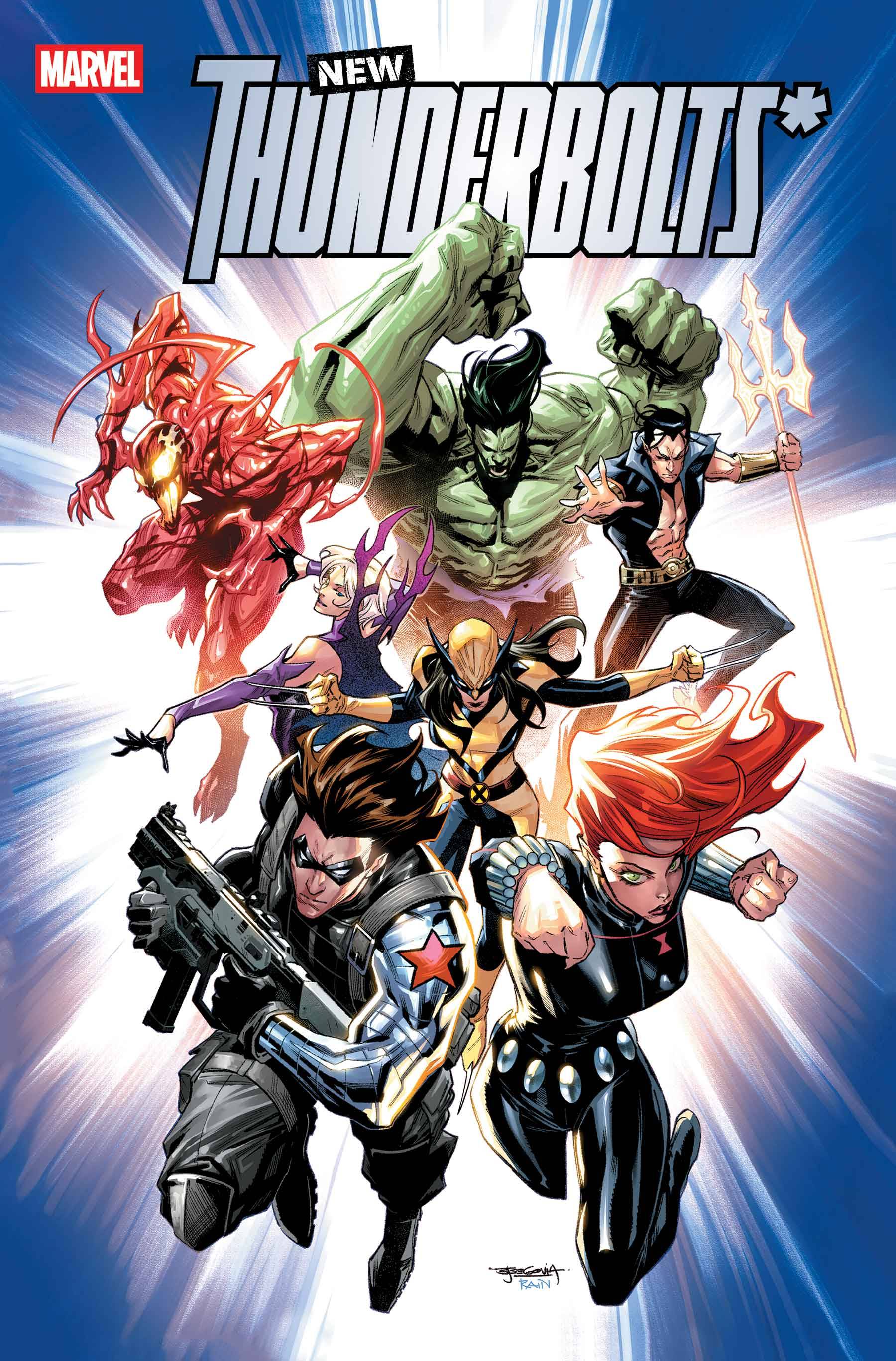 Neue Thunderbolts* #1 Cover Art von Stephen Segovia