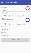 Easy work scheduling Screenshot 2