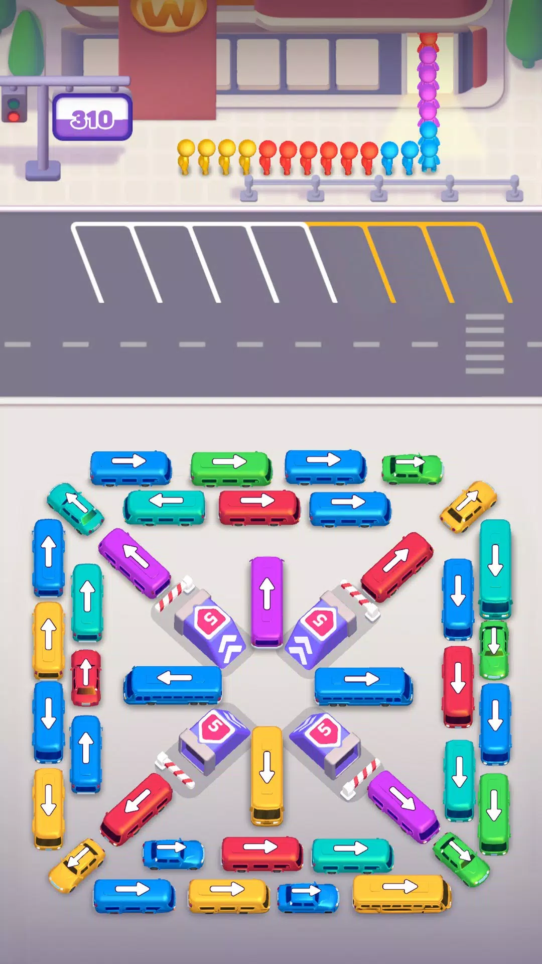 Bus Away: Traffic Jam Screenshot 4