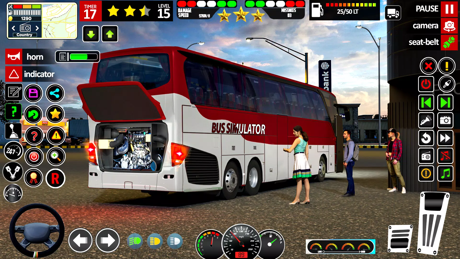 Bus Games City Bus Simulator Captura de tela 1