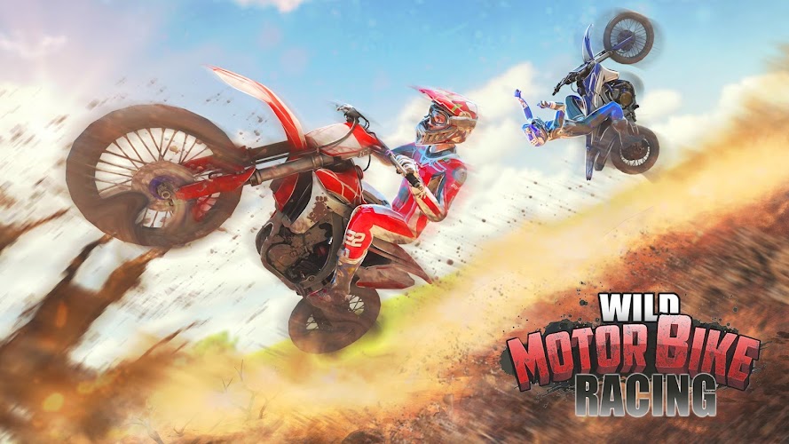 Wild Motor Bike Offroad Racing Ekran Görüntüsü 1