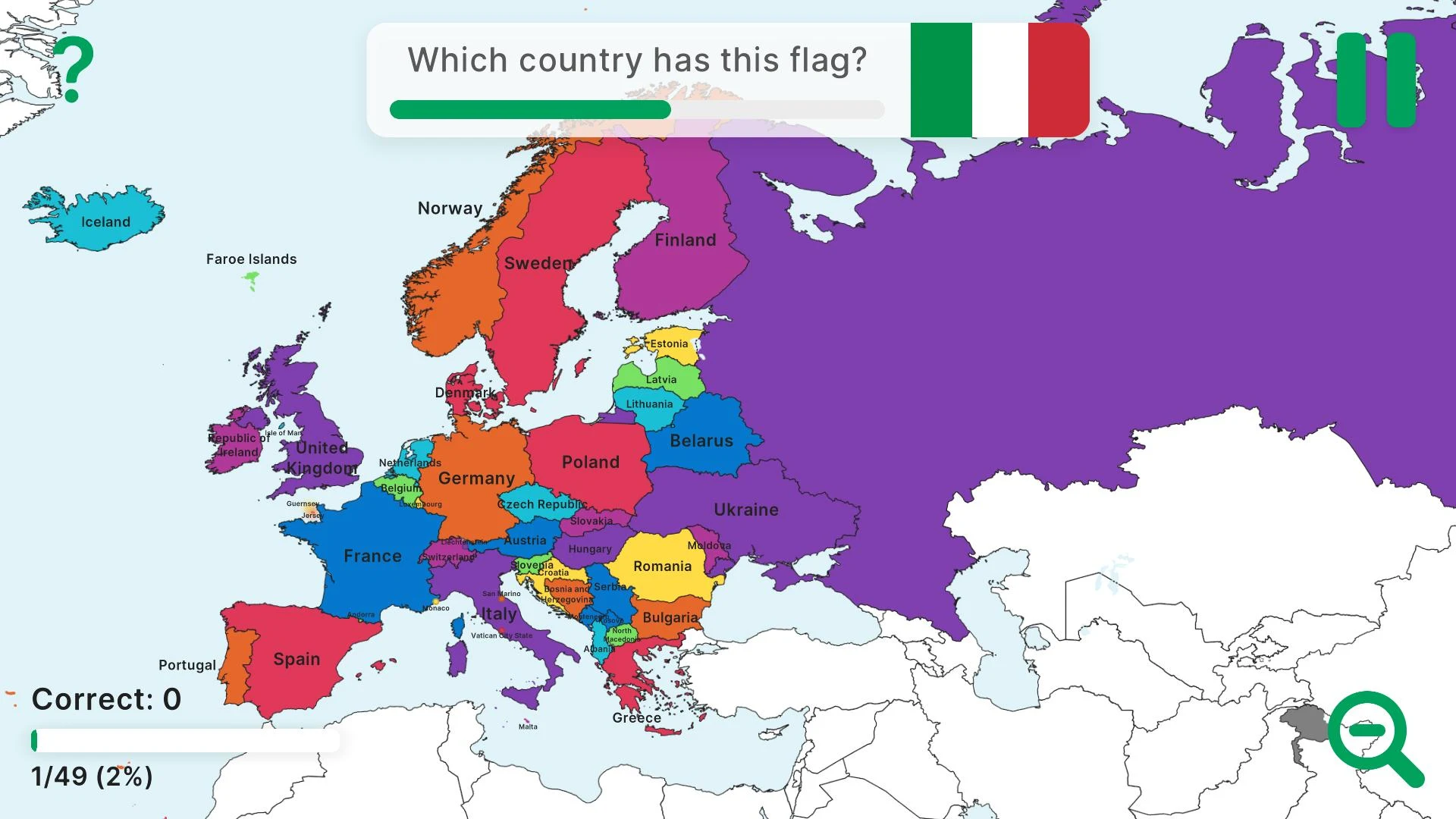 StudyGe Geography capitals flags countries Screenshot 1