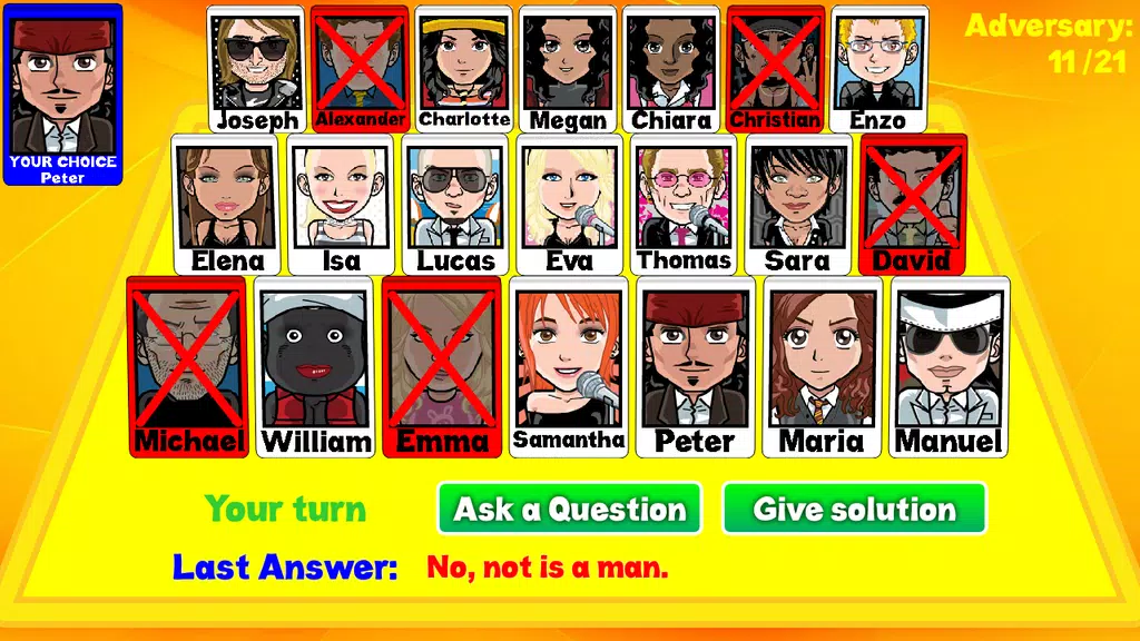 Guess who the character is Zrzut ekranu 1