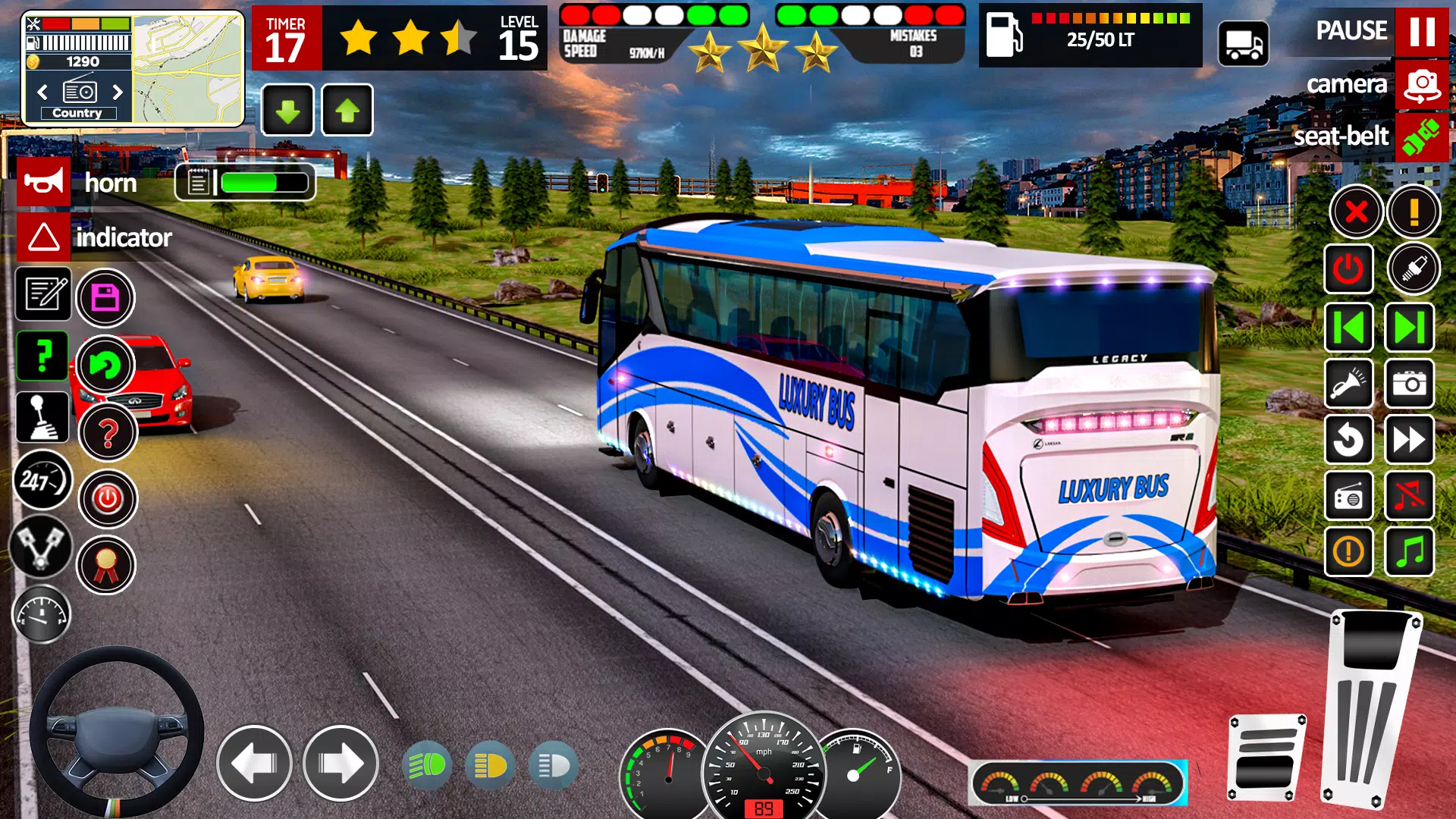 Bus Games City Bus Simulator Captura de tela 3