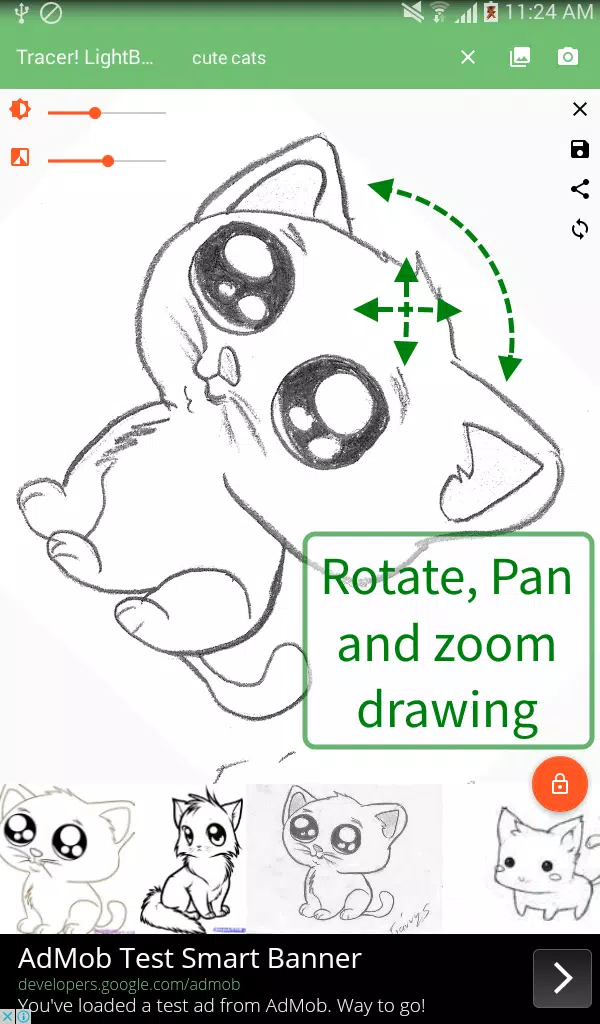 Tracer!  Lightbox tracing app Скриншот 1
