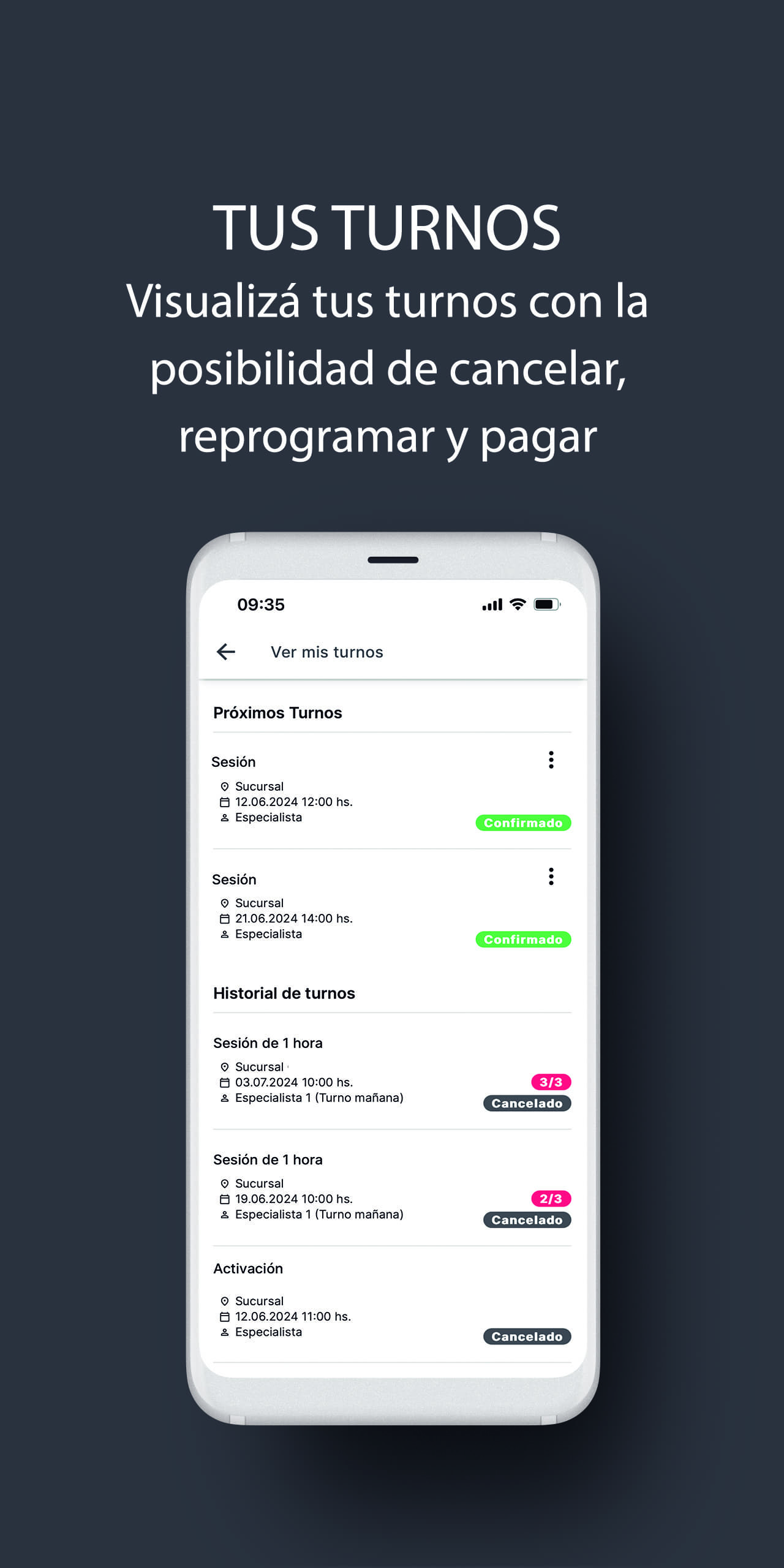 V&P Beauty Salon Turnos Captura de pantalla 2