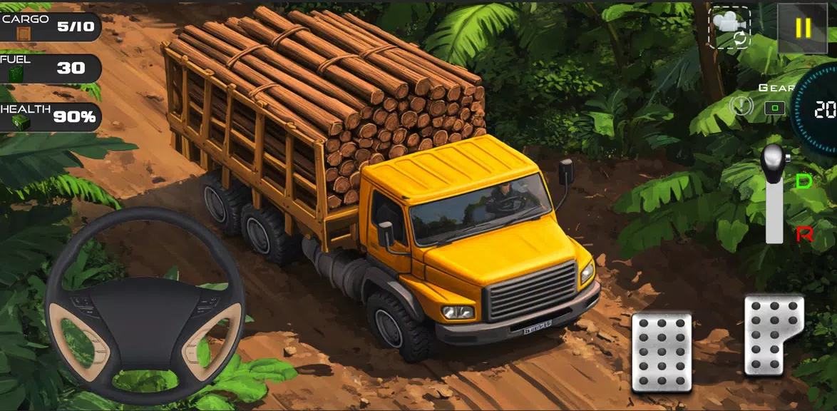 Truck Cargo simulator offroad Tangkapan skrin 2