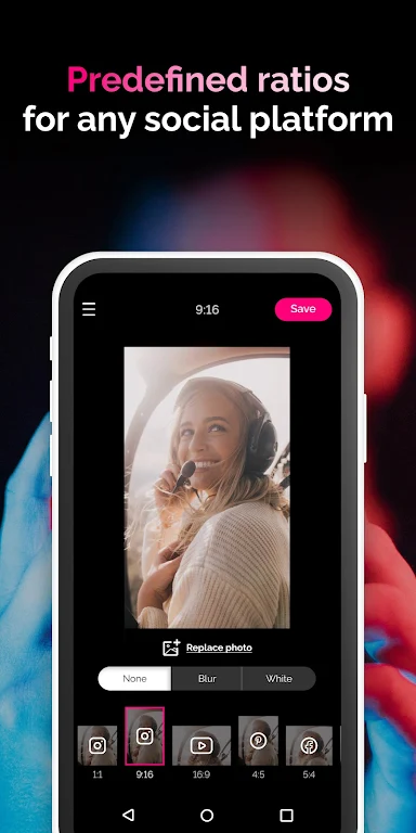 Crop photo - resize for social Capture d'écran 2