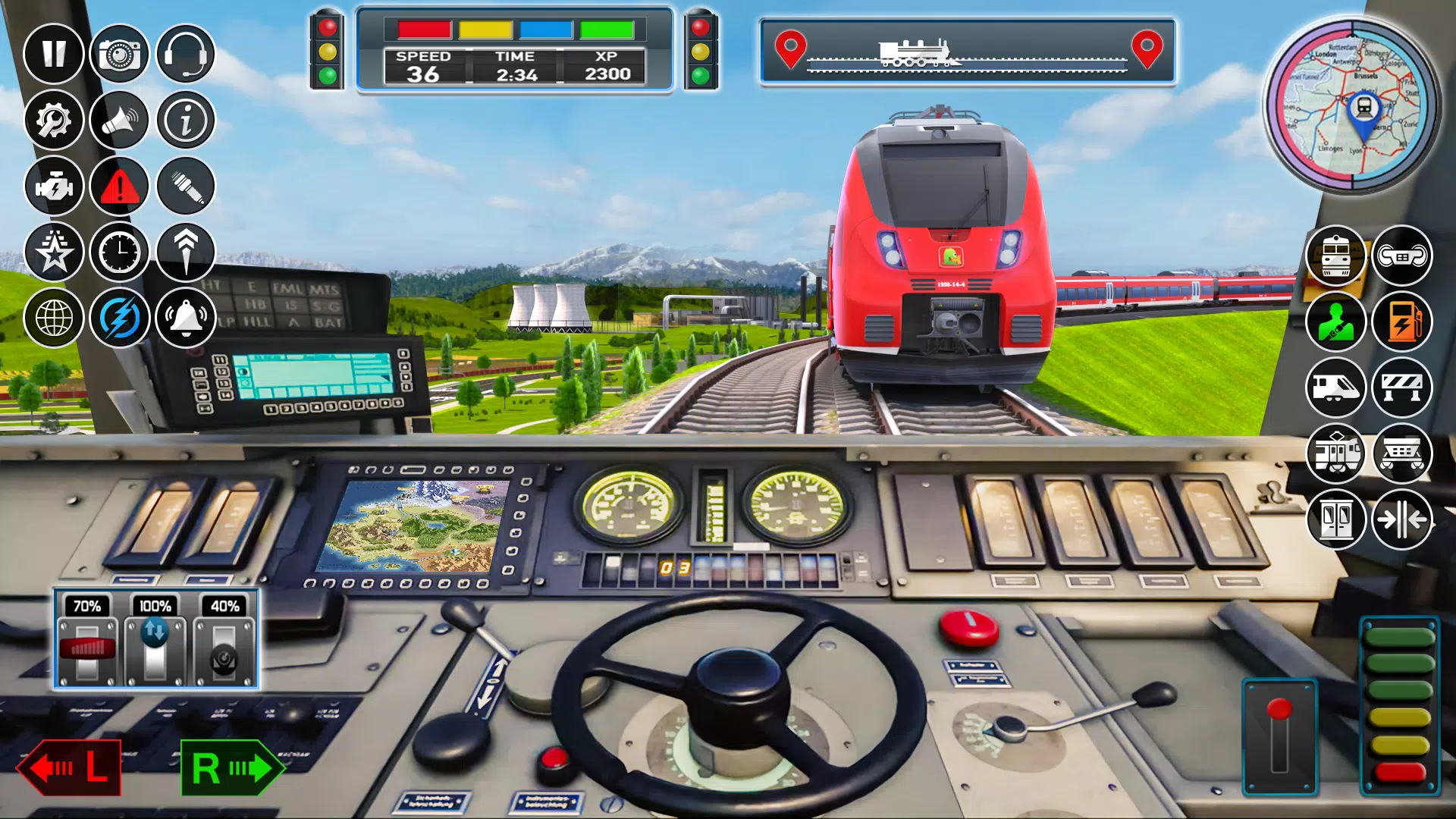 tren de la ciudad juego 3d Captura de pantalla 1