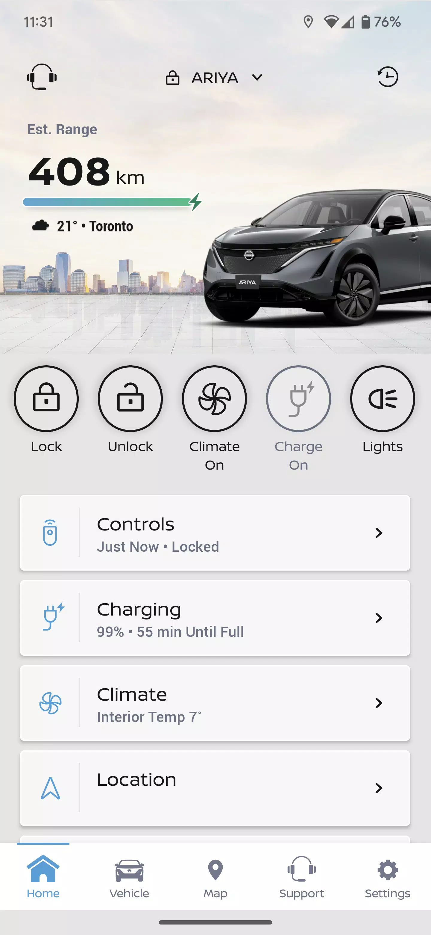 MyNISSAN Canada Screenshot 1