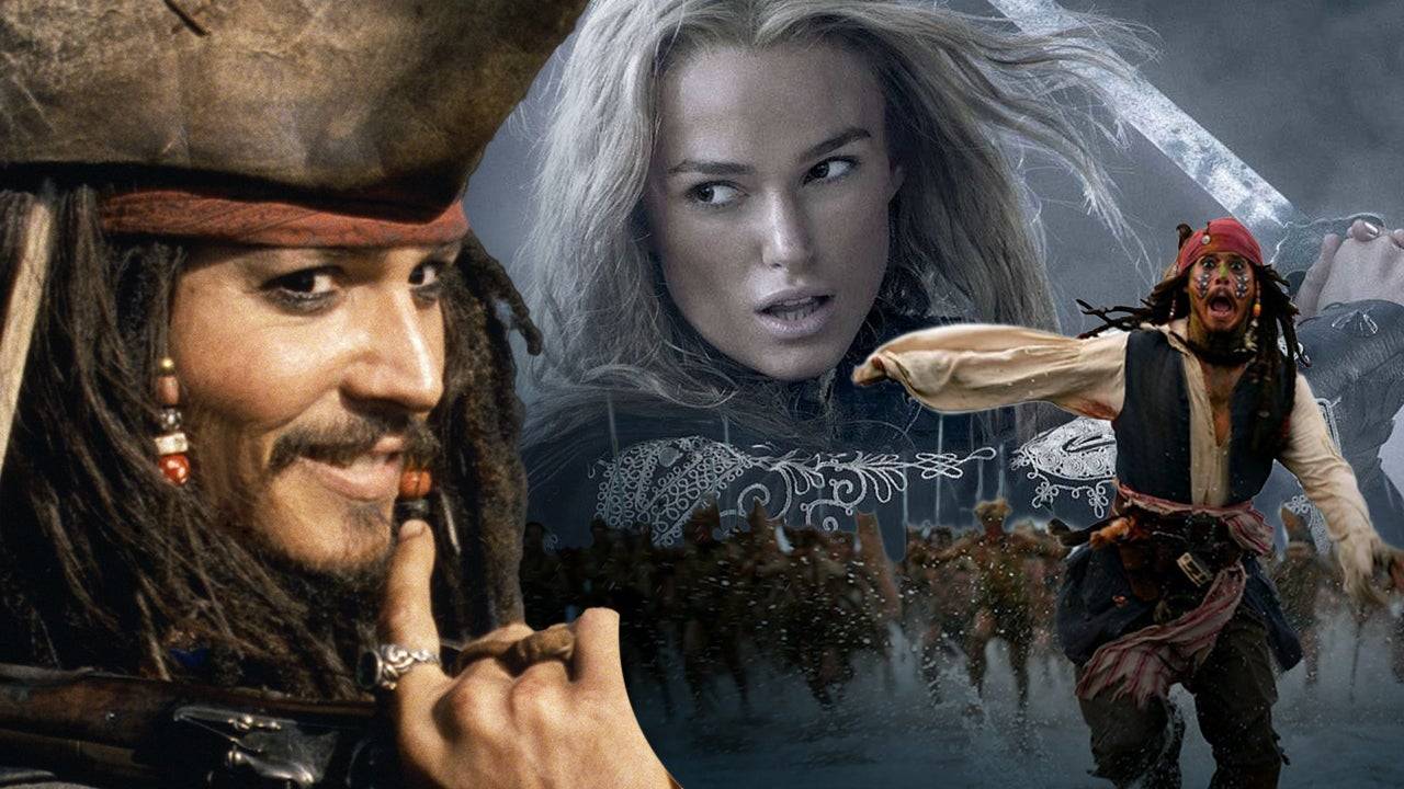 Pirates ng poster ng pelikula ng Caribbean