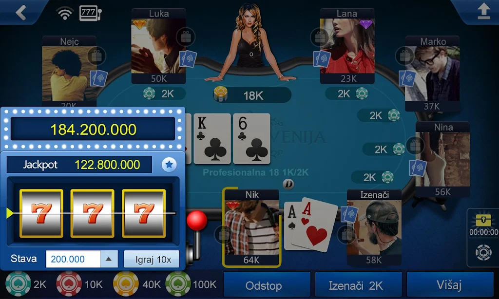 Poker Slovenia hd Captura de tela 3