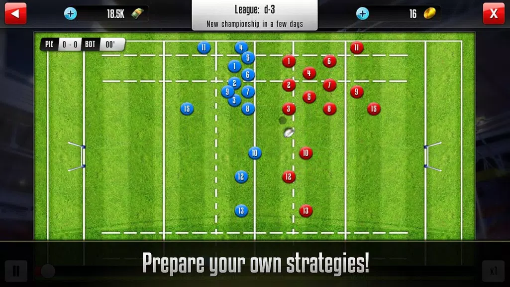 Rugby Manager ภาพหน้าจอ 3