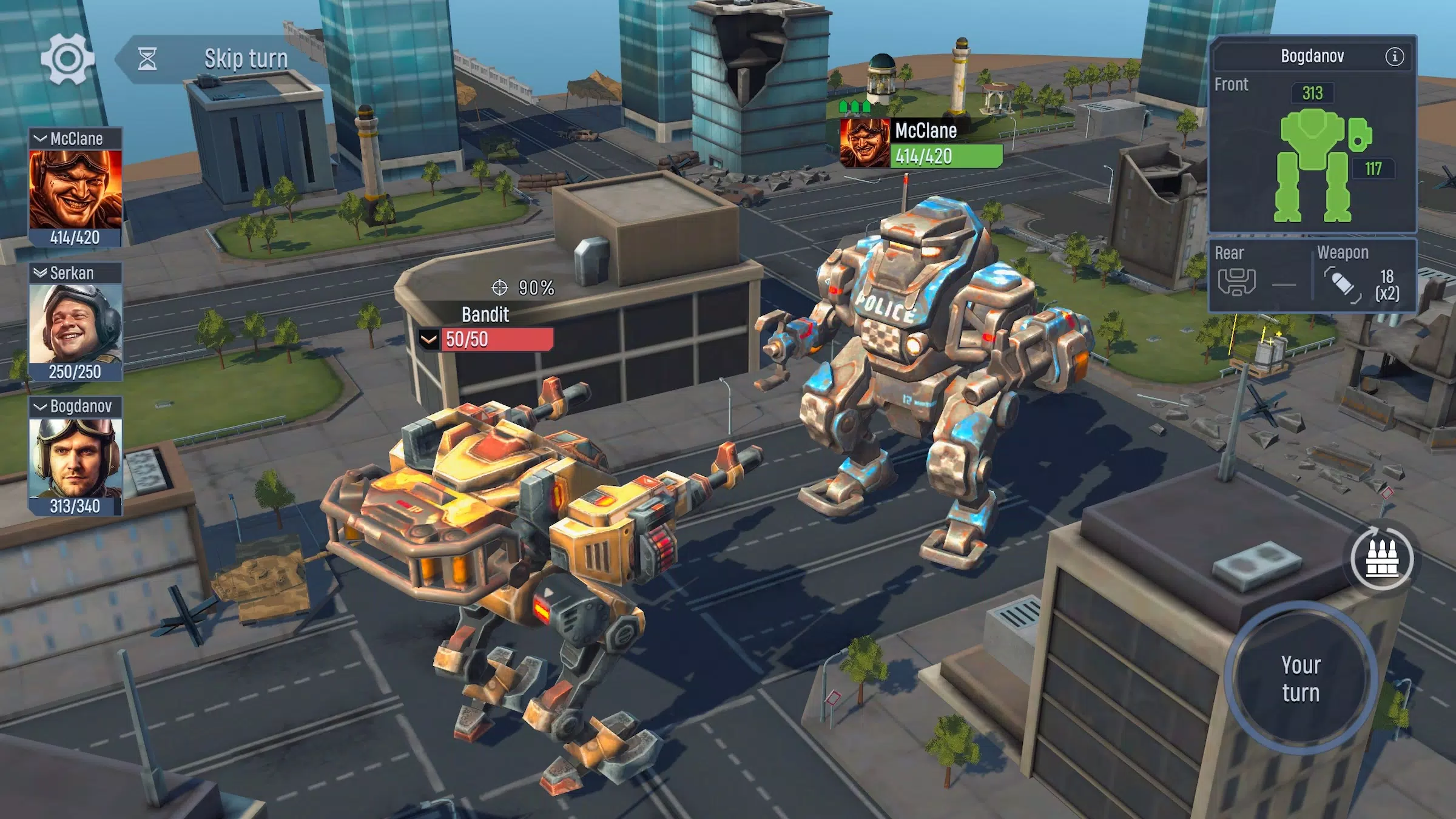 Concern: Mech Armored Front Screenshot 1