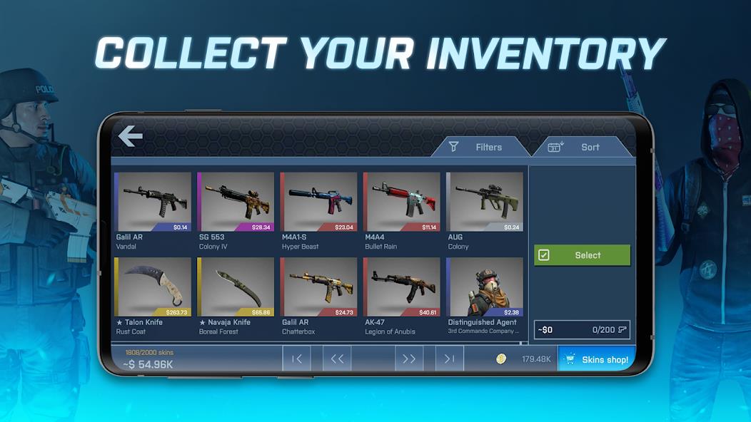 Case Opener - skins simulator Mod ภาพหน้าจอ 4