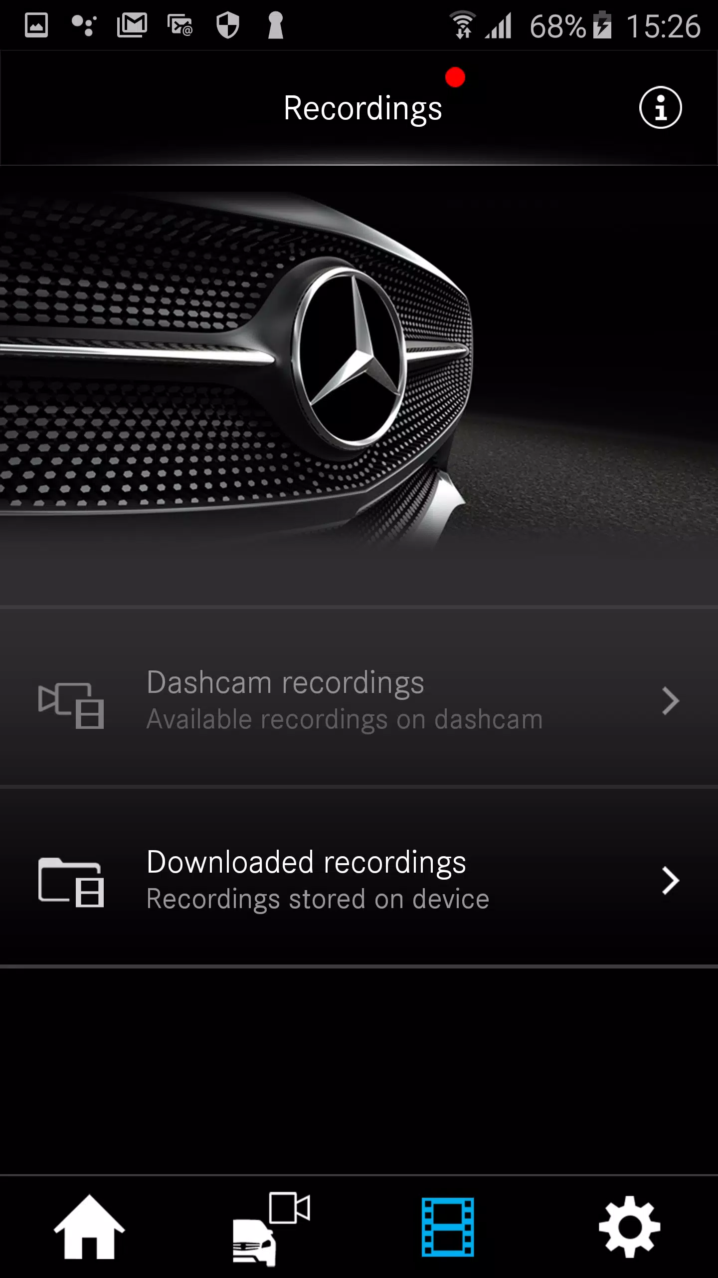 Mercedes-Benz Dashcam Capture d'écran 2