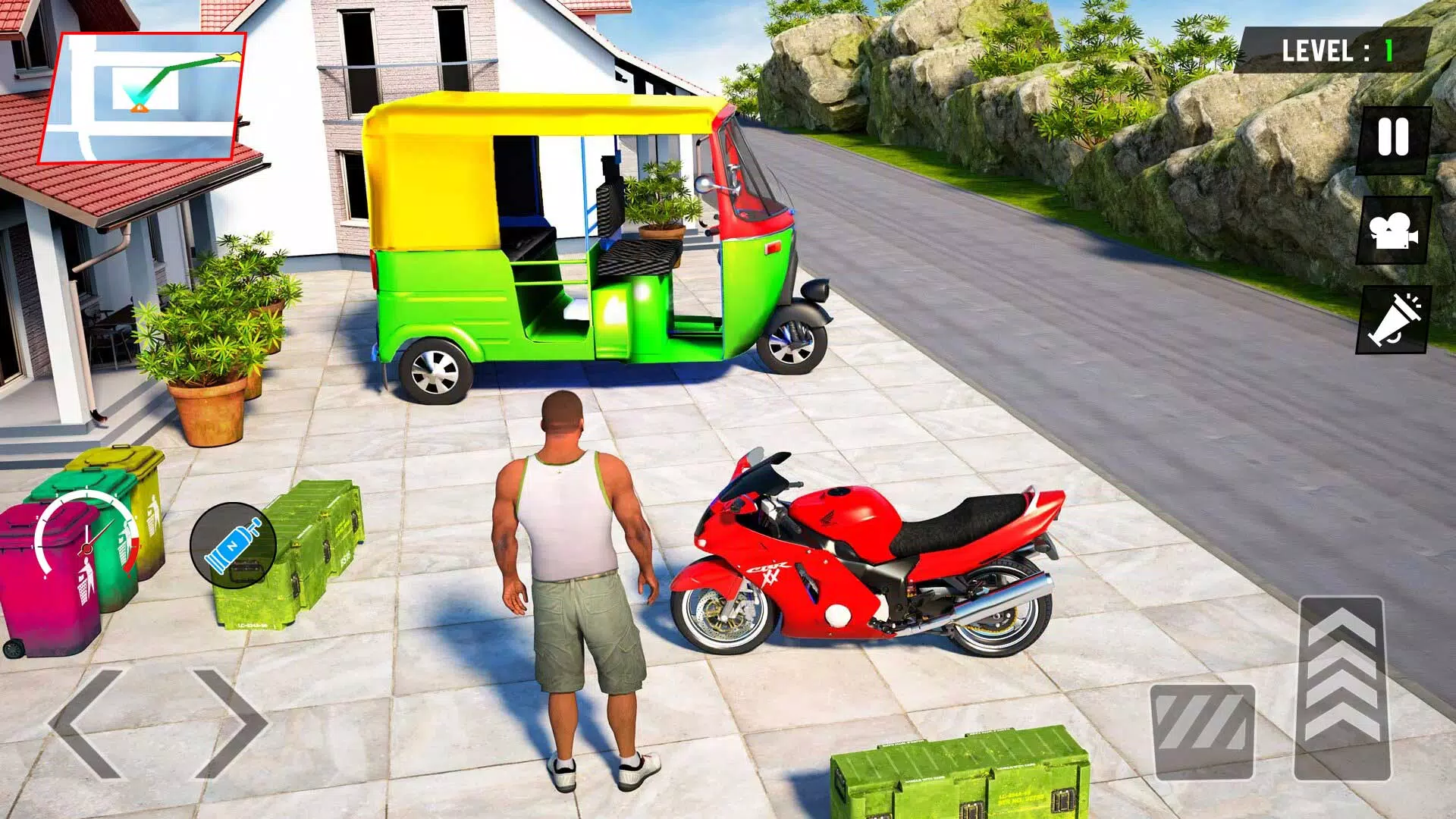 Tuk Tuk Rickshaw - Auto Game Скриншот 4