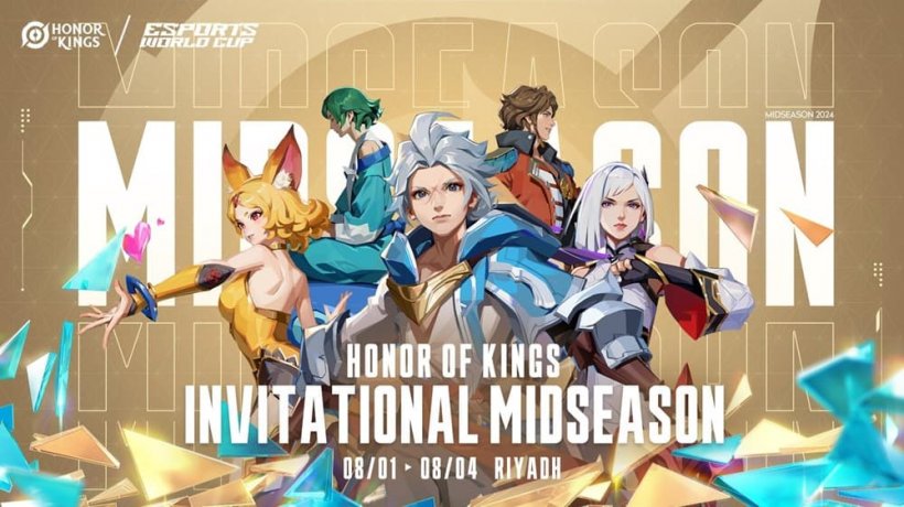 Likhang sining para sa karangalan ng mga hari esports world cup hitsura