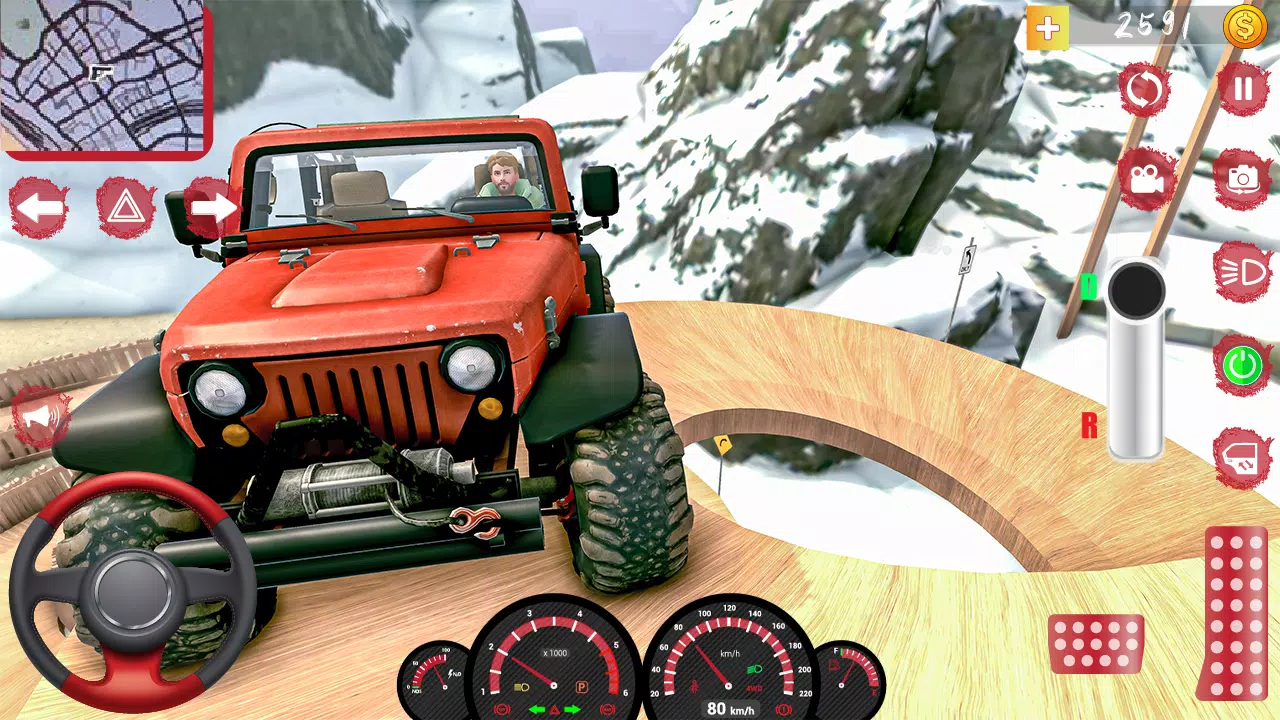 Mud Jeep Mud Driving Simulator Captura de pantalla 2