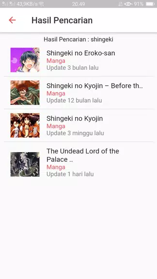 Schermata MangaMint - Baca Manga & Komik Bahasa Indonesia 4