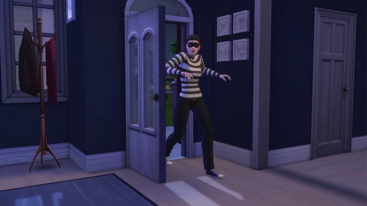 Hırsız nihayet çıktıktan 10 yıl sonra Sims 4'te. Resim Kredisi: EA.