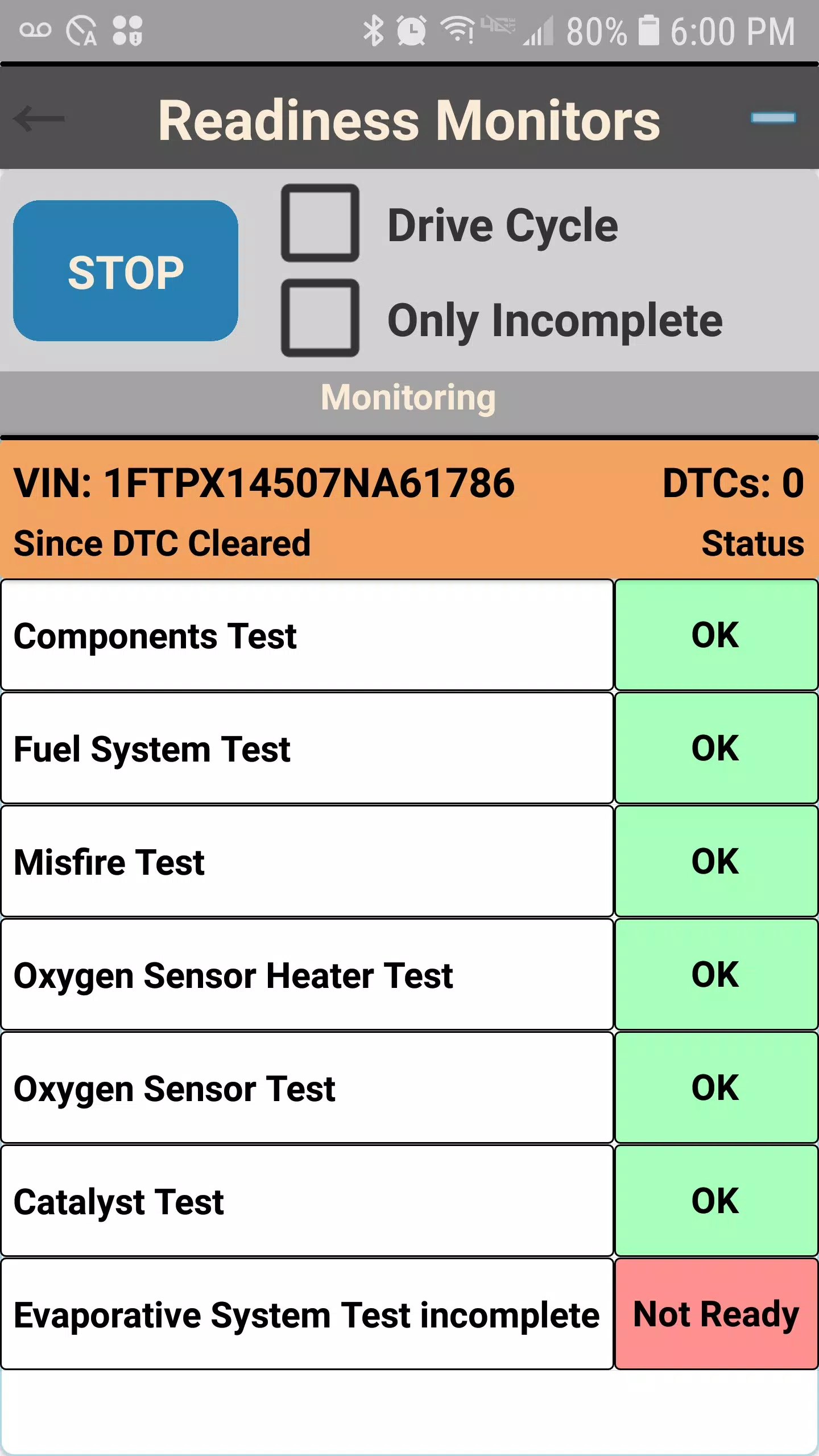 OS OBD2 Interface Capture d'écran 3