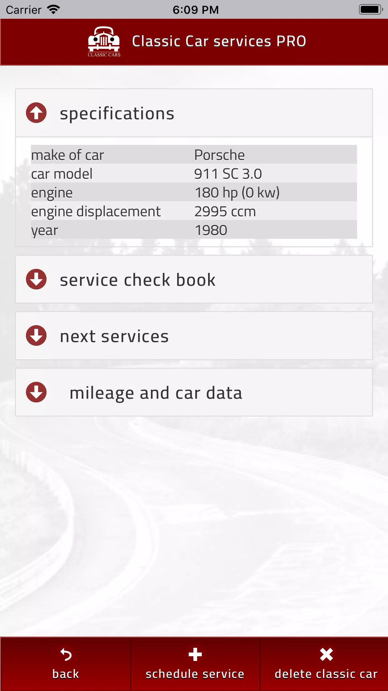 Classic Cars Lite Captura de tela 3