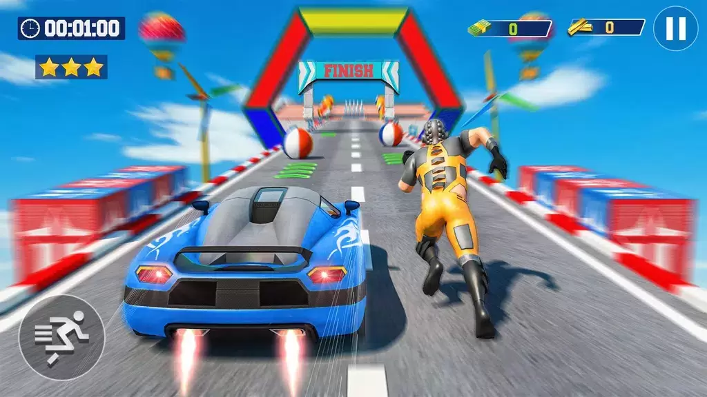 Light Speed Police Robot Rope Hero:Grand Gangster Captura de tela 4